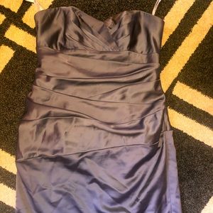 David’s Bridal strapless dress